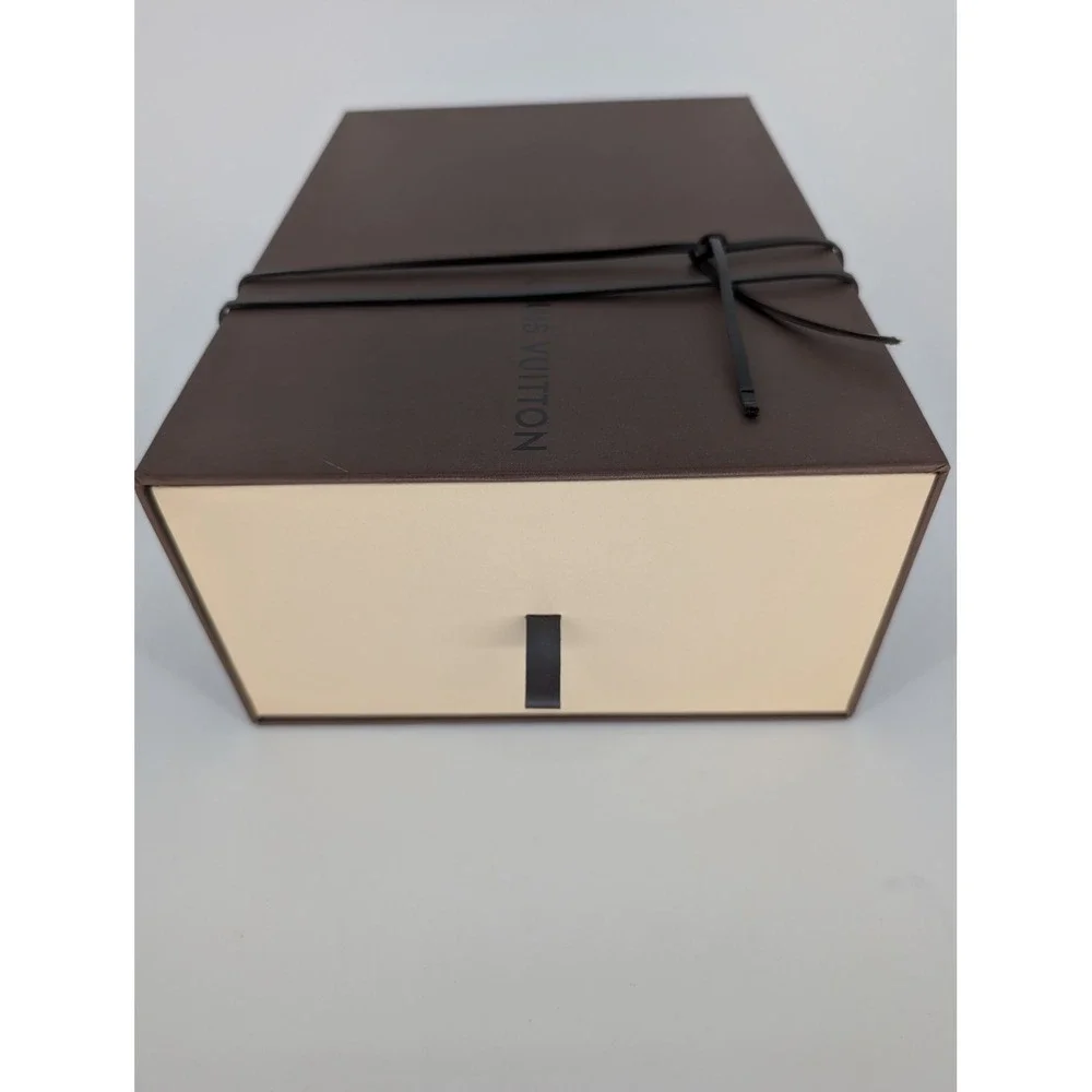 Louis Vuitton Gift Box and Dust Bag OS Brown Tan Luxury Packaging Set Handbag